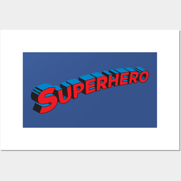 Superhero Wall Art by designseventy